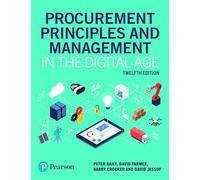 Procurement Principles and Management in the Digital Age – Pearson Education
