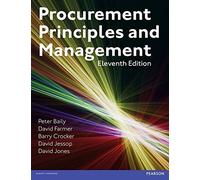 [Procurement, Principles & Management] [By: Baily, Peter] [May, 2015]