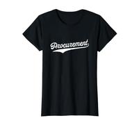Procurement - Retro University Aesthetic Sports Value Graphic T-Shirt, Women, Black, S
