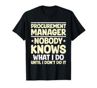Procurement Specialist Funny Procurement Manager Value Graphic T-Shirt