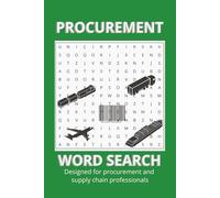 Procurement Word Search Puzzle Book: Word searches with easy to read print about procurement, supply chain, logistics, and more | 6x9 inches, 110 ... for Vacation, Holidays and free times