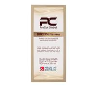 Procut Global 100x35CM Light Oak Picture Frames - Modern Photo Frame with Shatterproof Perspex for Wall or Tabletop - Ideal for Posters, Certificates & Print-Sizes A1 to A5 & 4x4 to 100x70cm Available