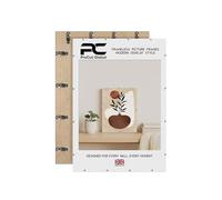 Procut Global 100X70CM Clip Frames - Frameless Perspex Wall-Mount Display for Posters, Pictures, Photos & Certificates - Lightweight & Shatterproof - Sizes A6 to A0 & 4x4 to 100x90cm Available