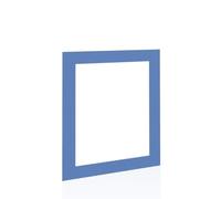 Procut Global 10x8" Pacific Blue Picture Mount - Fits 8x6" Aperture