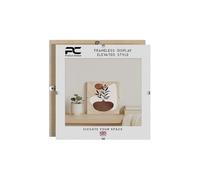 Procut Global 11X11 Clip Frames - Frameless Perspex Wall-Mount Display for Posters, Pictures, Photos & Certificates - Lightweight & Shatterproof - Sizes A6 to A0 & 4x4 to 100x90cm Available