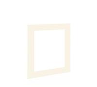 Procut Global 12x10" Antique White Picture Mount - Fits 9x7" Aperture