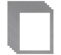 Procut Global 12x10" Mid Grey Picture Mounts - Fits 10x8" Photo Size