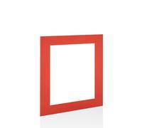 Procut Global 12x10" Poppy Red Picture Mounts - Fits 9x7" Photo Size