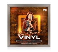 Procut Global 12x12" Modern Aluminium Vinyl Frame for 12" LP Album Cover
