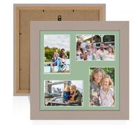 Procut Global 12x12" Modern Rose Gold Photo Frame For Multiple Pictures