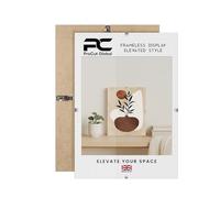 Procut Global 12X8 Clip Frames - Frameless Perspex Wall-Mount Display for Posters, Pictures, Photos & Certificates - Lightweight & Shatterproof - Sizes A6 to A0 & 4x4 to 100x90cm Available