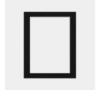 Procut Global 14x11" Black Picture Mounts Board to Fit A4 Aperture Size - Photo Mount Card Ideal for Prints, Artwork, Crafts & Certificates - Sizes & Colors Available