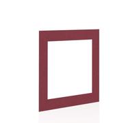 Procut Global 14x11" Burgundy Picture Mount - Fits 10x8" Aperture