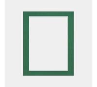 Procut Global 14x11" Emerald Picture Mounts to Fit A4 Aperture - Precision Cut Cardboard Photo Mount - Ideal for Frames, Prints, Artwork & Certificates - Sizes & Colours Available
