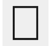 Procut Global 16x12 Black Picture Mount to Fit 14x10 Aperture Size - Photo Mounts Sheet Cut to Size - Cardboard Mount for Photos, Posters, Prints & Certificates - UK Made