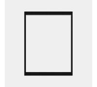 Procut Global 16x12 Black Picture Mount to Fit 14x11 Aperture Size - Photo Mounts Sheet Cut to Size - Cardboard Mount for Photos, Posters, Prints & Certificates - UK Made