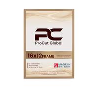 Procut Global 16X12 Country Pine Picture Frames - Classic Wooden Photo Frame with Shatterproof Perspex for Wall or Tabletop - Perfect for Posters, Certificates & Prints - Sizes & Colors Available