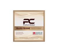 Procut Global 16x16 Country Pine Picture Frames - Classic Wooden Photo Frame with Shatterproof Perspex for Wall or Tabletop - Perfect for Posters, Certificates & Prints - Sizes & Colors Available