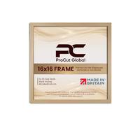 Procut Global 16X16 Country Pine Picture Frames - Modern Wooden Photo Frame with Shatterproof Perspex for Wall or Tabletop - Perfect for Posters, Certificates, Prints - Sizes & Colors Available