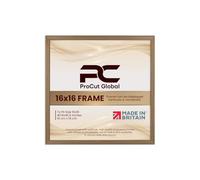 Procut Global 16x16 Oak Picture Frames - Classic Wooden Photo Frame with Shatterproof Perspex for Wall or Tabletop - Perfect for Posters, Certificates & Prints - Sizes & Colors Available