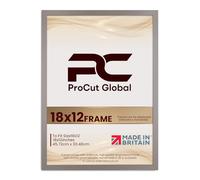 Procut Global 18X12 Rose Gold Picture Frames - Modern Wooden Photo Frame with Shatterproof Perspex for Wall or Tabletop - Perfect for Posters, Certificates, Prints - Sizes & Colors Available