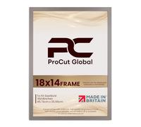 Procut Global 18X14 Rose Gold Picture Frames - Modern Wooden Photo Frame with Shatterproof Perspex for Wall or Tabletop - Perfect for Posters, Certificates, Prints - Sizes & Colors Available