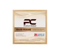 Procut Global 19X19 Oak Picture Frames - Sleek Wooden Photo Frame with Shatterproof Perspex for Wall or Tabletop - Perfect for Posters, Certificates, Prints-Multiple Sizes & Colors Available