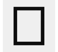 Procut Global 20x16" Black Picture Mounts Board to Fit 16x12" Aperture Size - Photo Mount Card Ideal for Prints, Artwork, Crafts & Certificates - Sizes & Colors Available