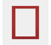Procut Global 20x16" Crimson Picture Mounts to Fit A3 Aperture - Precision Cut Cardboard Photo Mount - Ideal for Frames, Prints, Artwork & Certificates - Sizes & Colours Available