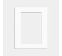 Procut Global 20x16'' inch White Picture Mounts to Fit 15x10'' Size Photo Mount with Aperture for 15x10'' White Mount Board Card Picture Frame Mats For Display Artwork or Paintings