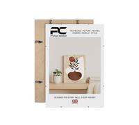 Procut Global 22X14 Clip Frames - Frameless Perspex Wall-Mount Display for Posters, Pictures, Photos & Certificates - Lightweight & Shatterproof - Sizes A6 to A0 & 4x4 to 100x90cm Available