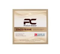 Procut Global 23x23 Light Oak Picture Frames - Modern Photo Frame with Shatterproof Perspex for Wall or Tabletop - Ideal for Posters, Certificates & Print-Sizes A1 to A5 & 4x4 to 100x70cm Available