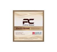 Procut Global 23x23 Oak Picture Frames - Classic Wooden Photo Frame with Shatterproof Perspex for Wall or Tabletop - Perfect for Posters, Certificates & Prints - Sizes & Colors Available