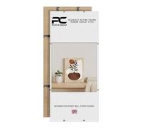Procut Global 24X10 Clip Frames - Frameless Perspex Wall-Mount Display for Posters, Pictures, Photos & Certificates - Lightweight & Shatterproof - Sizes A6 to A0 & 4x4 to 100x90cm Available
