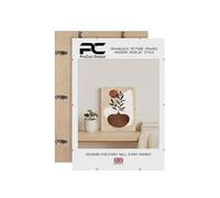 Procut Global 24X14 Clip Frames - Frameless Perspex Wall-Mount Display for Posters, Pictures, Photos & Certificates - Lightweight & Shatterproof - Sizes A6 to A0 & 4x4 to 100x90cm Available