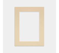 Procut Global 24x18 Ivory Picture Mounts to Fit 18x12 Photo Frames- Photo Mounts for Frames - Stylish & Durable Mount Board Card for Home Decor