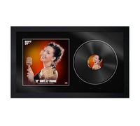 Procut Global 30X17" Black Vinyl Record Frame for 12 Inch LP Cover & Disc - Premium Display Photo Frame -Engineered Wood with Shatterproof Perspex - Music Lover Gift & Home Décor