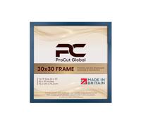 Procut Global 30X30 Navy Blue Picture Frames - Modern Wooden Photo Frame with Shatterproof Perspex for Wall or Tabletop - Perfect for Posters, Certificates, Prints - Sizes & Colors Available