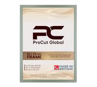 Procut Global 40X30CM Green Picture Frames - Modern Wooden Photo Frame with Shatterproof Perspex for Wall or Tabletop - Perfect for Posters, Certificates, Prints - Sizes & Colors Available