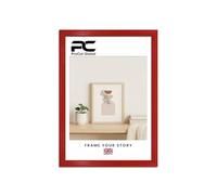 Procut Global 40x30CM Red Picture Frames - Classic Wooden Photo Frame with Shatterproof Perspex for Wall or Tabletop - Perfect for Posters, Certificates & Prints - Sizes & Colors Available