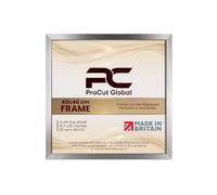 Procut Global 40X40CM Aluminium Picture Frames - Modern Wooden Photo Frame with Shatterproof Perspex for Wall or Tabletop - Perfect for Posters, Certificates, Prints - Sizes & Colors Available