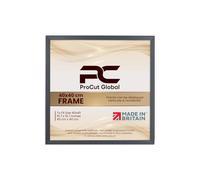 Procut Global 40x40CM Dark Grey Picture Frames - Classic Wooden Photo Frame with Shatterproof Perspex for Wall or Tabletop - Perfect for Posters, Certificates & Prints - Sizes & Colors Available