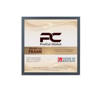 Procut Global 40X40CM Dark Grey Picture Frames - Sleek Wooden Photo Frame with Shatterproof Perspex for Wall or Tabletop - Perfect for Posters, Certificates, Prints-Multiple Sizes & Colors Available