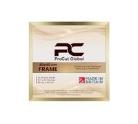 Procut Global 40X40CM Gold Picture Frames - Modern Wooden Photo Frame with Shatterproof Perspex for Wall or Tabletop - Perfect for Posters, Certificates, Prints - Sizes & Colors Available
