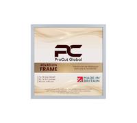 Procut Global 40x40CM Light Grey Picture Frames - Classic Wooden Photo Frame with Shatterproof Perspex for Wall or Tabletop - Perfect for Posters, Certificates & Prints - Sizes & Colors Available