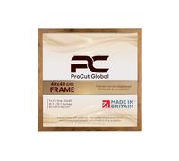 Procut Global 40X40CM Rustic Oak Picture Frames - Modern Wooden Photo Frame with Shatterproof Perspex for Wall or Tabletop - Perfect for Posters, Certificates, Prints - Sizes & Colors Available