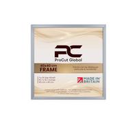 Procut Global 40x40CM Silver Picture Frames - Classic Wooden Photo Frame with Shatterproof Perspex for Wall or Tabletop - Perfect for Posters, Certificates & Prints - Sizes & Colors Available