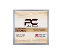 Procut Global 40X40CM Silver Picture Frames - Modern Wooden Photo Frame with Shatterproof Perspex for Wall or Tabletop - Perfect for Posters, Certificates, Prints - Sizes & Colors Available