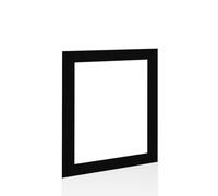 Procut Global 40x50cm Black Picture Mounts Board to Fit 40x30cm Aperture Size - Photo Mount Card Ideal for Prints, Artwork, Crafts & Certificates - Sizes & Colors Available