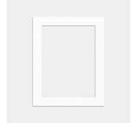 Procut Global 50x40 cm White Picture Mount Board to Fit 40x29 cm Aperture Size - Photo Mount Card Ideal for Frames, Posters, Prints, Artwork & Certificates